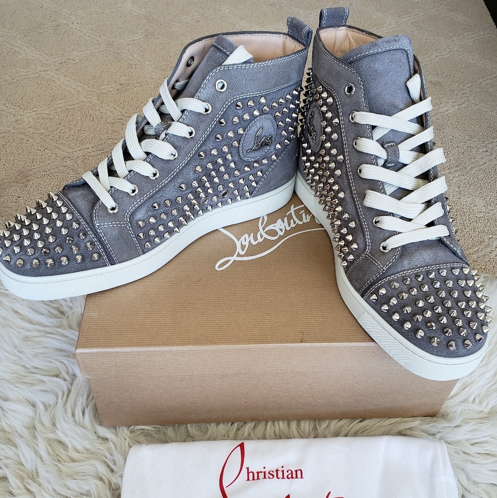 Christian Louboutin Luis crosta spike sneakers